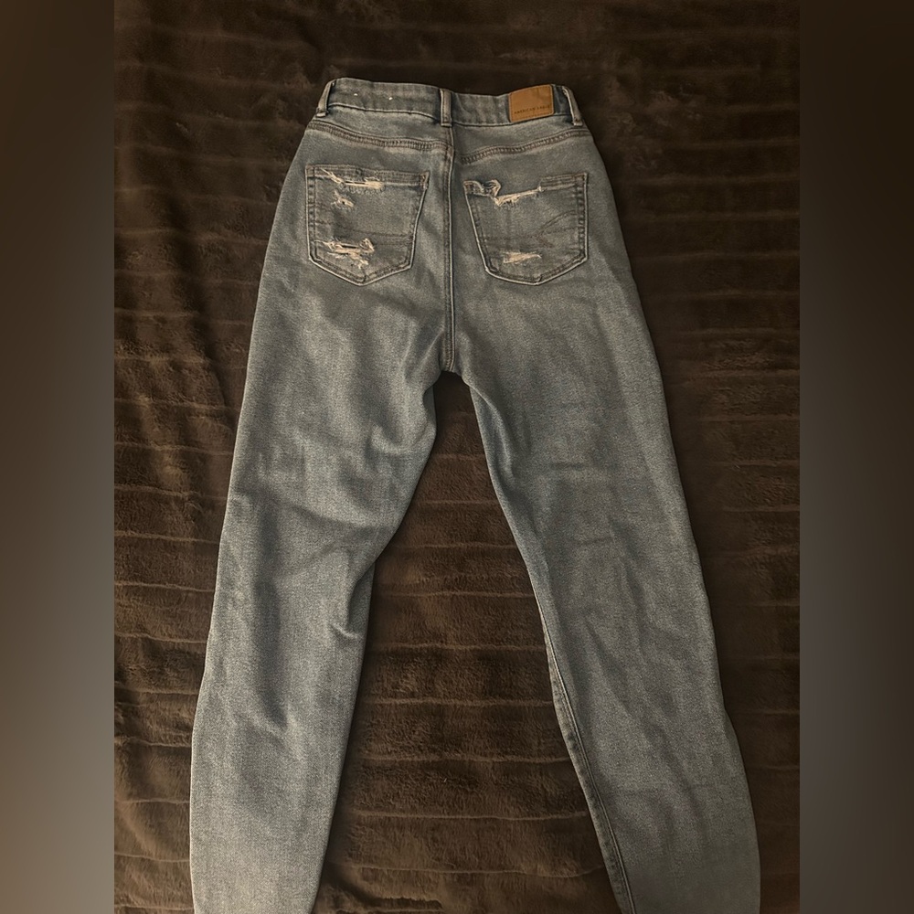 Distressed Blue Women's Jeans